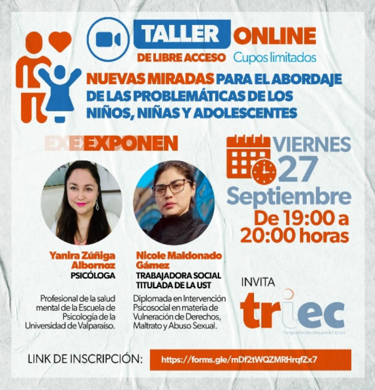 Taller Online: Nuevas Miradas Para el Abordaje de las Problematicas de los Niños, Niñas y Adolescentes